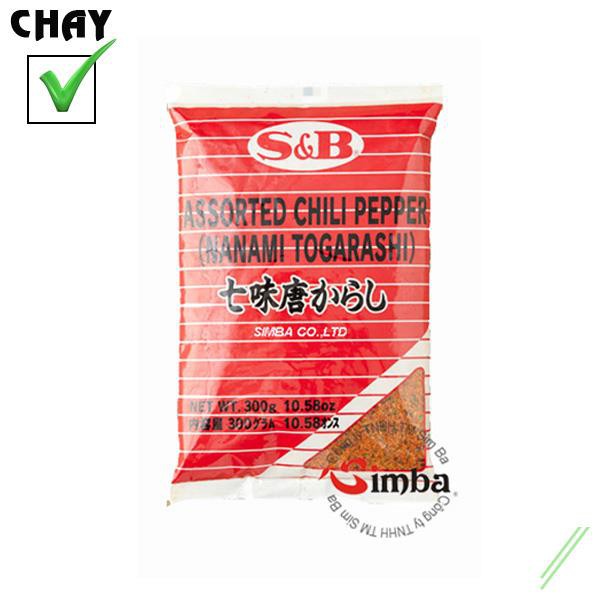 Ớt bột 7 vị shichimi (Togarashi S&B) - 300g