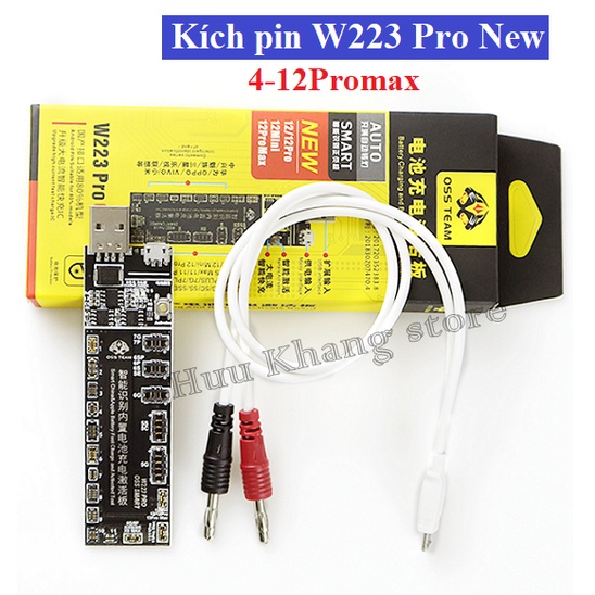 Kích pin mini W223 Pro New | Ip 4-12pm, ss, opp, vivo...