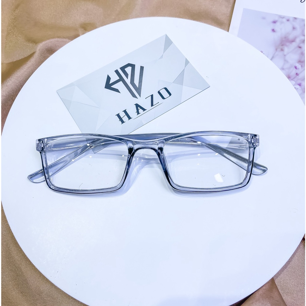 Mắt Kính Gọng Cận Dẻo Form Vuông 6603 New Nhiều Màu Siêu Đẹp - Hazo