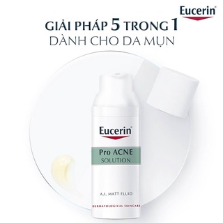 Kem Dưỡng Eucerin Pro ACNE Solution A.I Matt Fluid