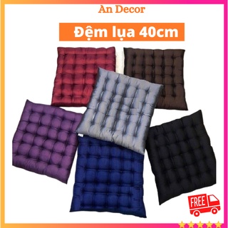 sỉ Đệm Ngồi bệt vải lụa - Nhiều màu 40x40 | Đệm gối tựa lưng