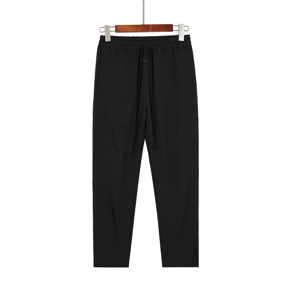 FEAR OF GOD solid color all-match woven trousers FOG loose micro-tapered spring and autumn comfortable casual pants trend