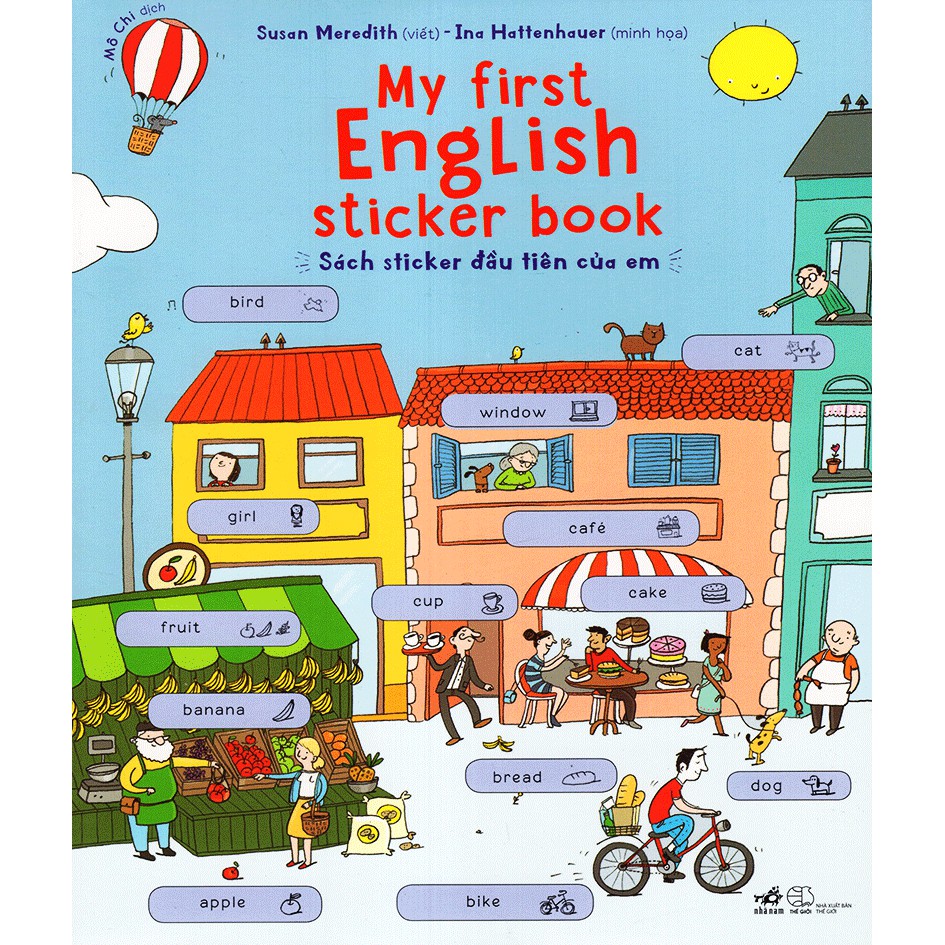 Sách - My First English Sticker Book - Sách Sticker Đầu Tiên Của Em | BigBuy360 - bigbuy360.vn