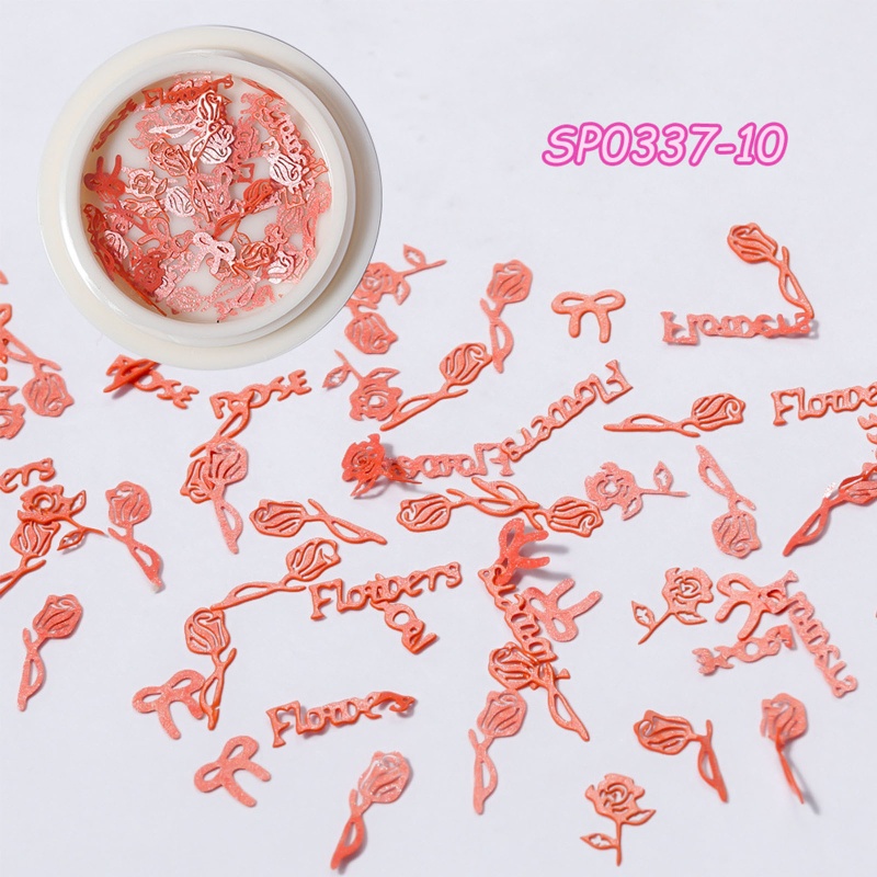 Sa Bột Kim Tuyến 3D Lấp Lánh Trang Trí Móng Tay