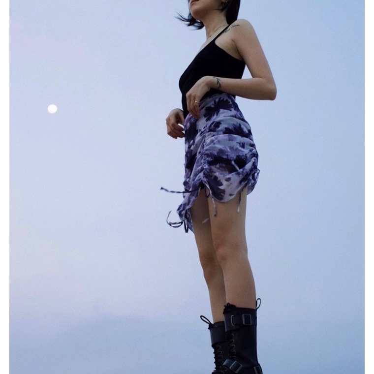 Váy loang dây rút Violet