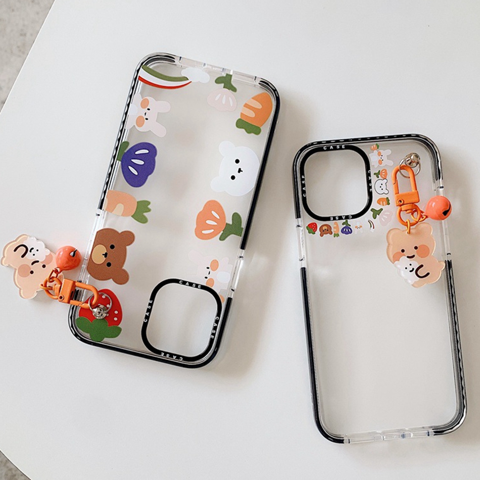 Ốp Điện Thoại Mềm In Hình Chú Thỏ Đáng Yêu Cho Apple Iphone 11 12 Pro 12 Pro Max 6 6s 7 8 Plus 12 Mini X Xs Max Xr