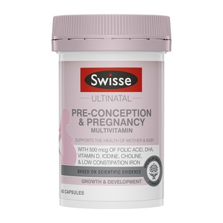 Viên uống vitamin tổng hợp cho phụ nữ trước và khi mang thai Swisse Ultinatal Pre Conception & Pregnancy 60 capsules thumbnail