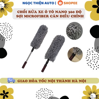 (Loại Bền Đẹp)Chổi Phủi Bụi Ô Tô, Chổi Lông Gà Vệ Sinh Xe Hơi - Nhà Cửa - Mặt Kính