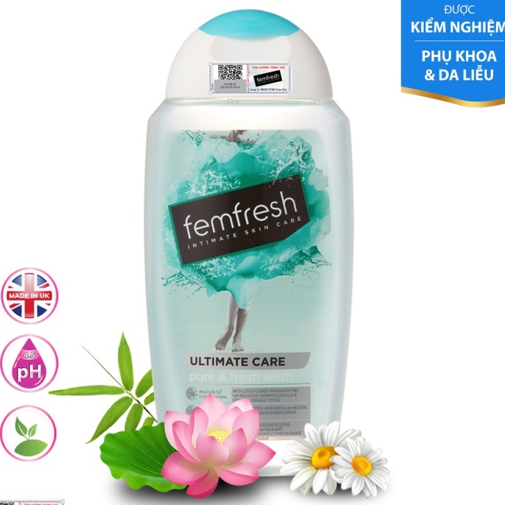 Dung Dịch Vệ SInh Phụ Nữ Femfresh Intimate Wash 250ml