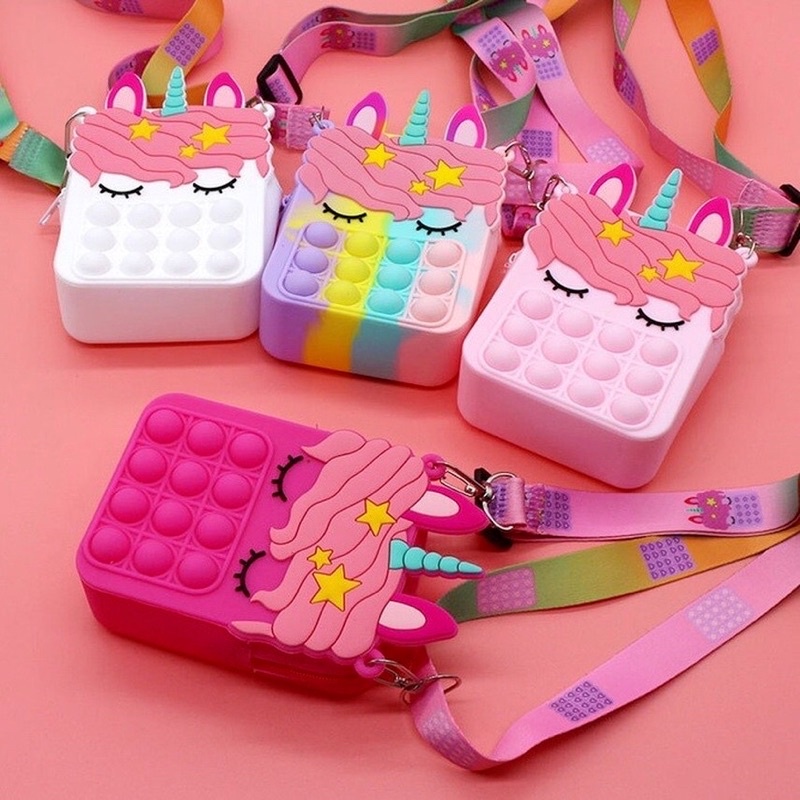 &lt;NEW&gt; Pop It  2021 pop it bag túi thư Đồ chơi giải trí thông minh, giảm căng thẳng hiệu quả cho người lớn