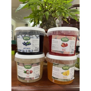 Hạt Thủy Tinh Osterberg ( Thạch Nổ ) Hộp 1kg - Topping Giòn Ngon