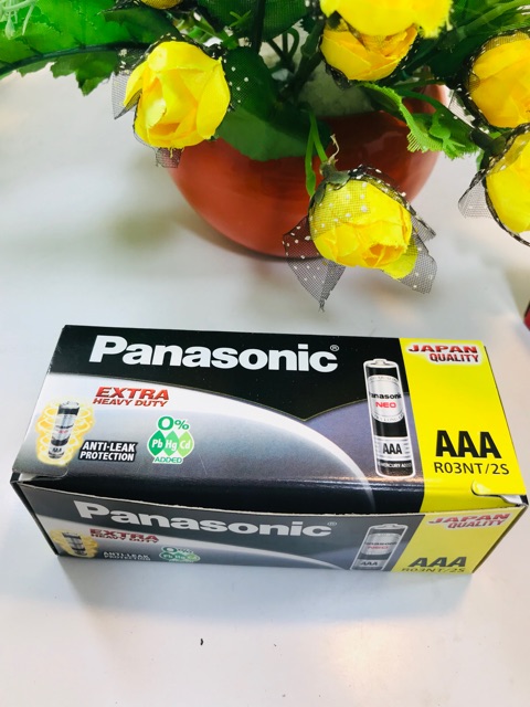 Hộp 60 viên pin đũa đen Panasonic AAA nhập khẩu chính hãng 100%