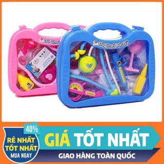 Bộ đồ chơi vali bác sĩ cao cấp cho bé tập làm bác sĩ- giúp bé sẽ học được cách nhận biết các dụng cụ y tế