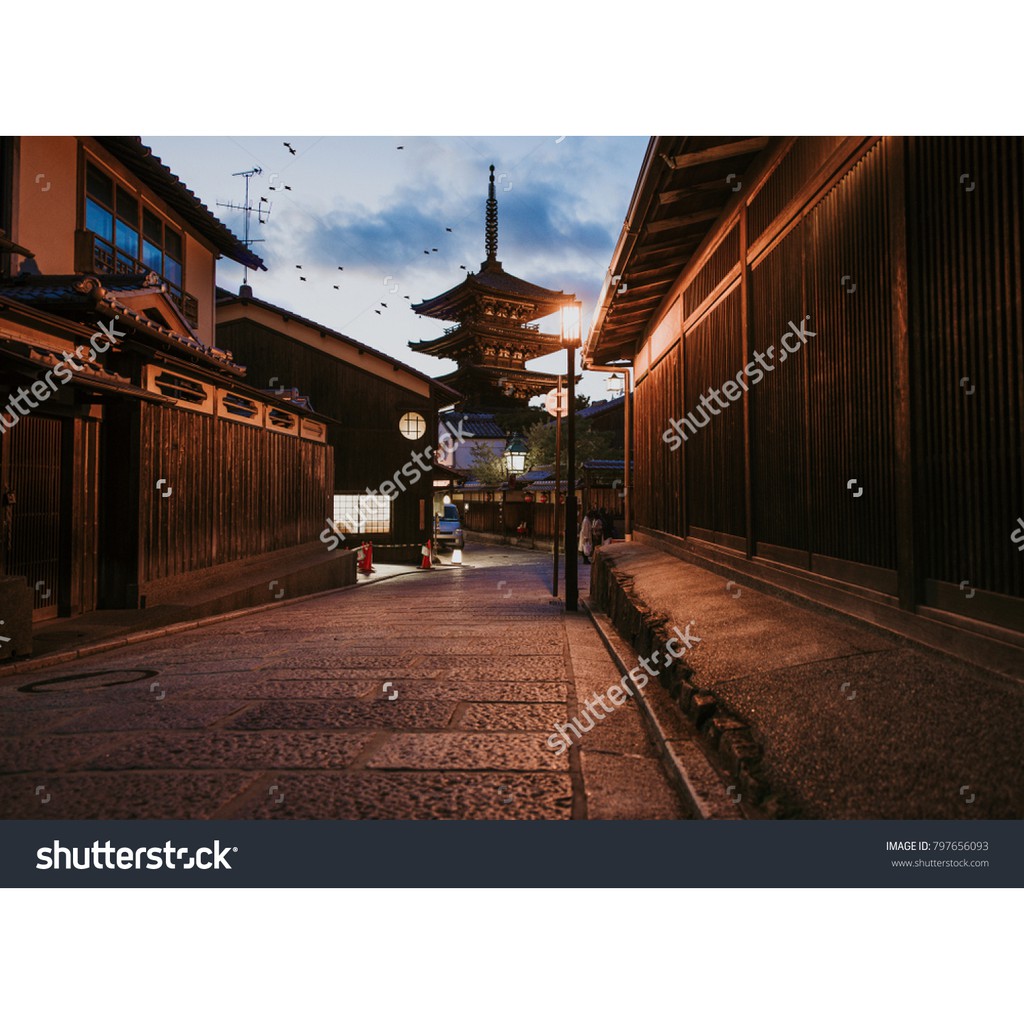 Tranh lụa 3d Đường Phố Nhật Bản ĐPNB-07