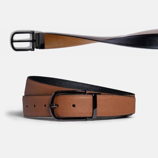 MẶT XOAY CHIỀU Thắt Lưng Dây Nịt Nam Đẹp MERCURY Da Saffiano Nhập Khẩu Chống Thấm Nước DOLANTO