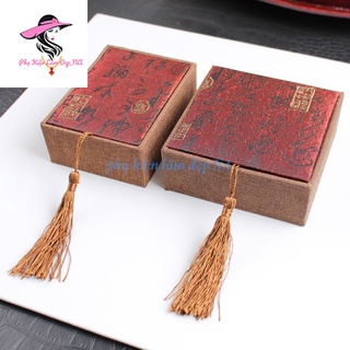 Hộp gấm đựng trang sức - hộp gấm đựng vòng tay phong thuỷ cao cấp