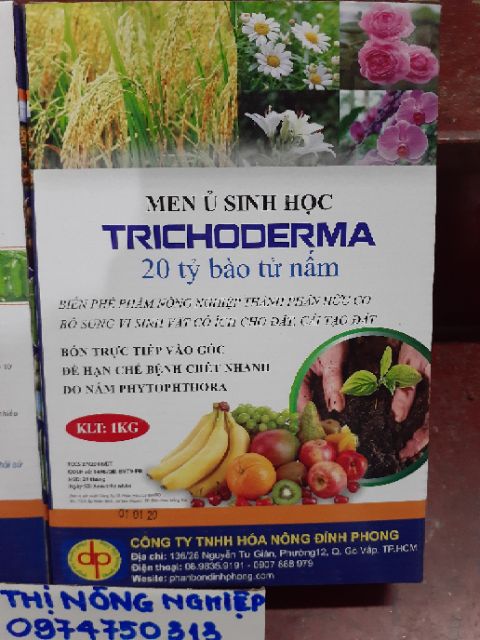 CHẾ PHẨM SINH HỌC TRICHODERMA 1KG