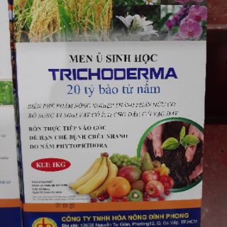 CHẾ PHẨM SINH HỌC TRICHODERMA 1KG