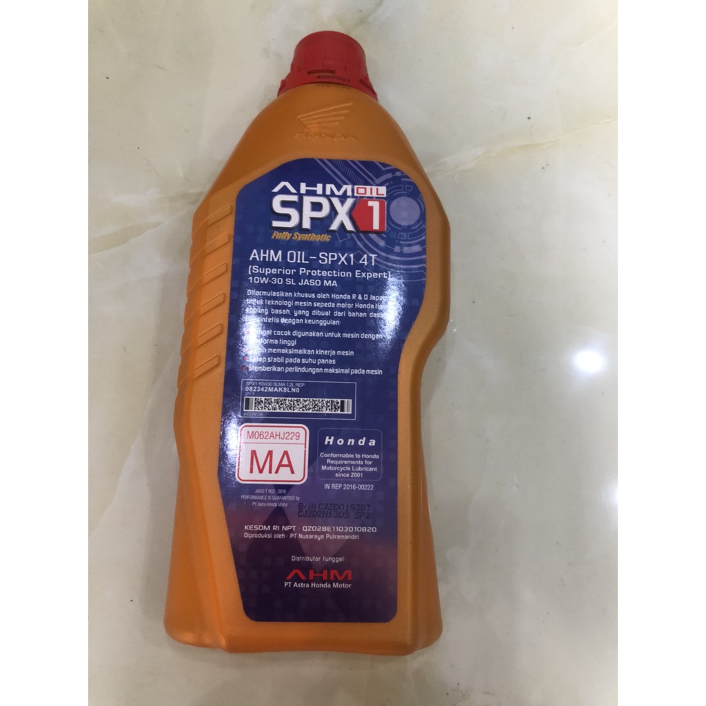 Nhớt SPX1 AHM ( Astra Honda Motor) 10W30 nhớt Honda Indo 1200ml