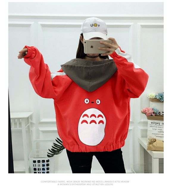 [Giá siêu rẻ] Áo khoác dù in totoro cute, HÃY THAM KHẢO HÌNH THẬT TRẢI SÀN | BigBuy360 - bigbuy360.vn
