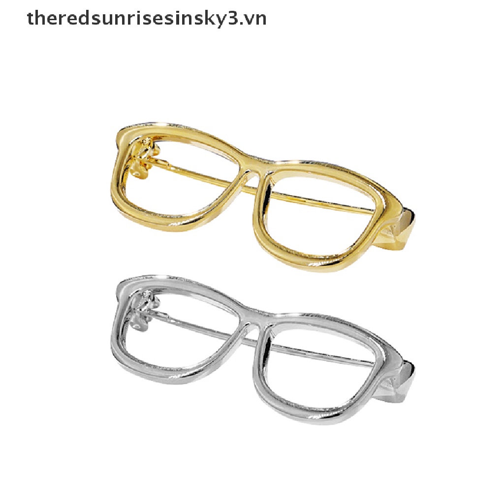 Ghim Cài Áo Hình Mắt Kính Dễ Thương