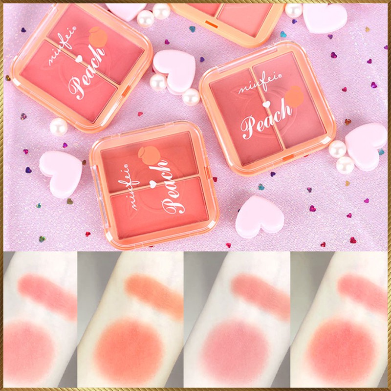 Phấn má hồng 2 ngăn Minfei Peach hàng Nội Địa Trung MFP4 | Thế Giới Skin Care