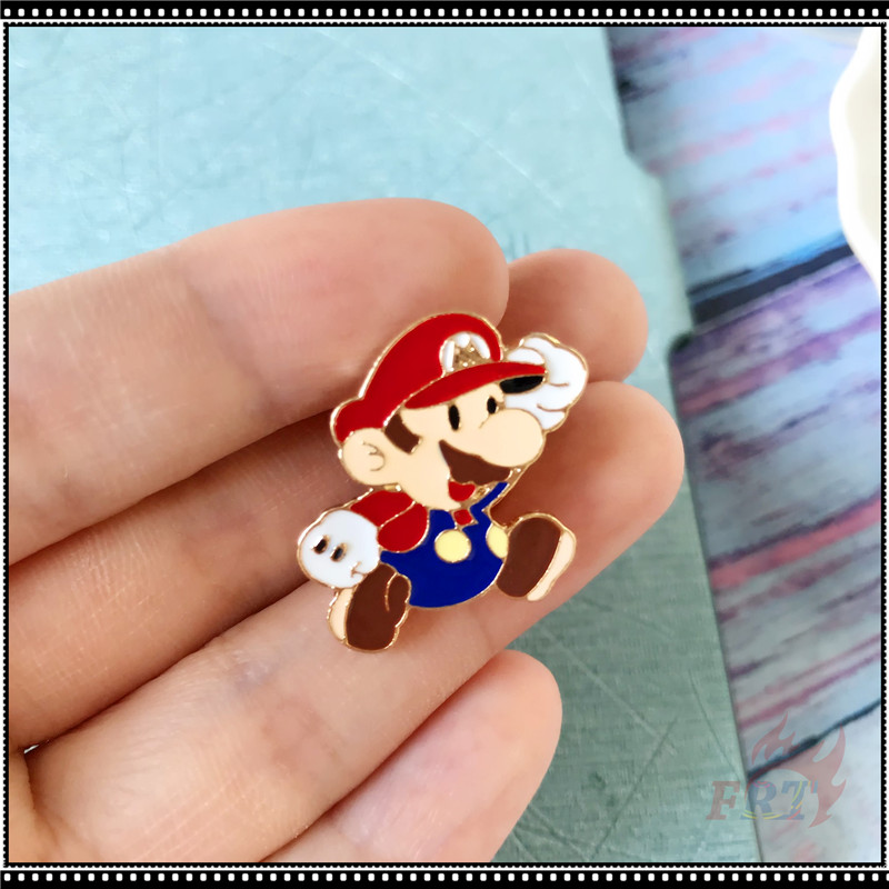 Huy hiệu cài áo NINTENDO in hình các nhân vật trong Super Mario