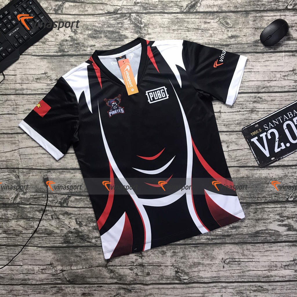 Áo thun game thi đấu PUBG Esports - Mẫu thiết kế Pirates