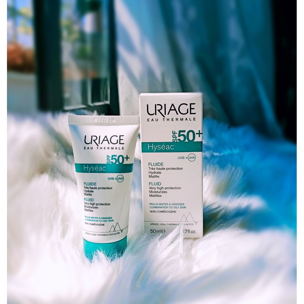 Kem Chống Nắng Uriage Hyséac SPF 50+ Fluid (50ml) (Mẫu mới)