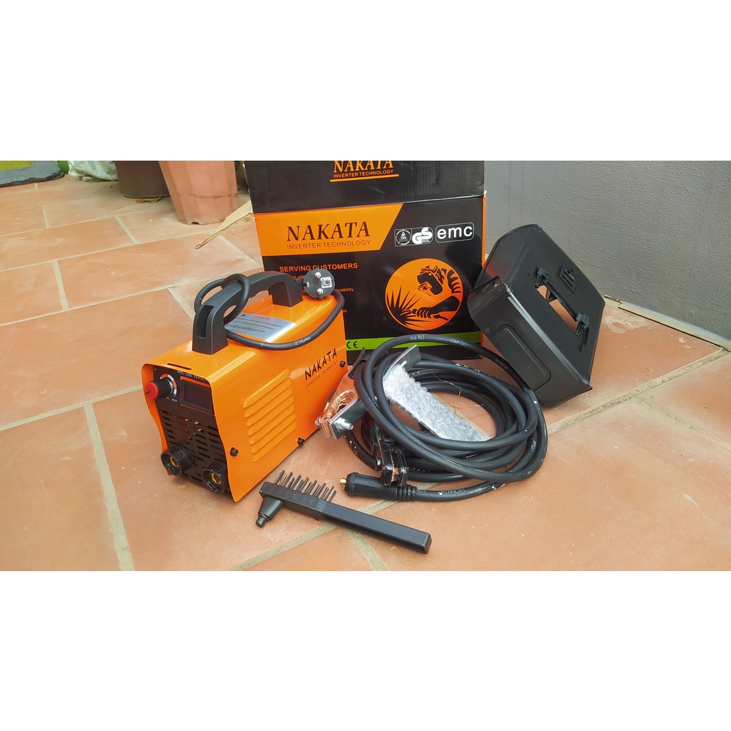 Máy hàn Nakata ARC 250 Inventer . máy hàn gia đình mini gọn nhẹ tiện lợi, tặng mo hàn và búa gõ xỉ