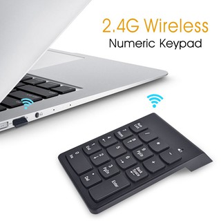 2.4GHz wireless 18-key numeric keypad for PC