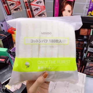 BÔNG TẨY TRANG MINISO 180 MIẾNG