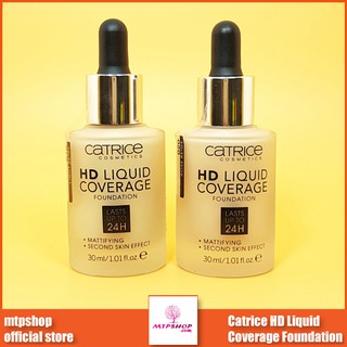 Kem Nền Catrice Hd Liquid Coverage Foundation Last Up To 24h 30ml