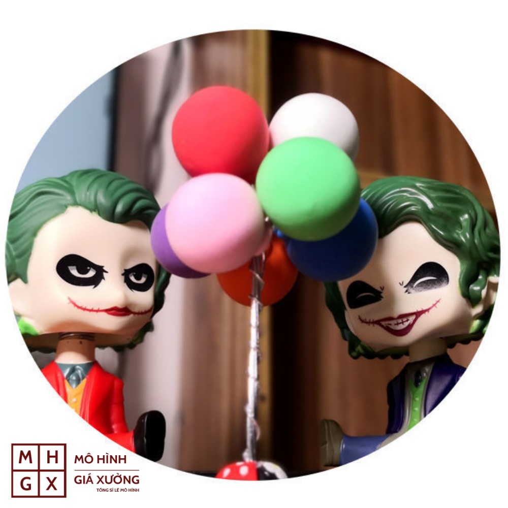 Mô Hình Joker Chibi  lắc đầu - Trang trí taplo ô tô - Trang trí bàn học bàn , bàn  làm việc  - Kê Điện Thoại - Figure