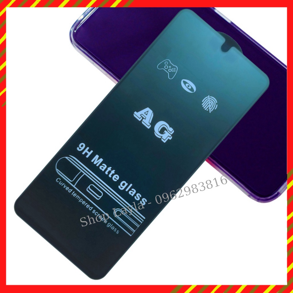 Kính Cường Lực Samsung A12 A22 A31 A32  - Full màn hình - Phủ Nano Cao cấp