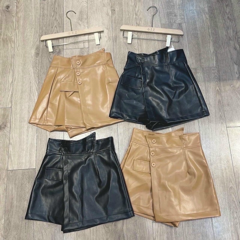 CHÂN VÁY DA CẠP CHÉO HOT TREND  Size L