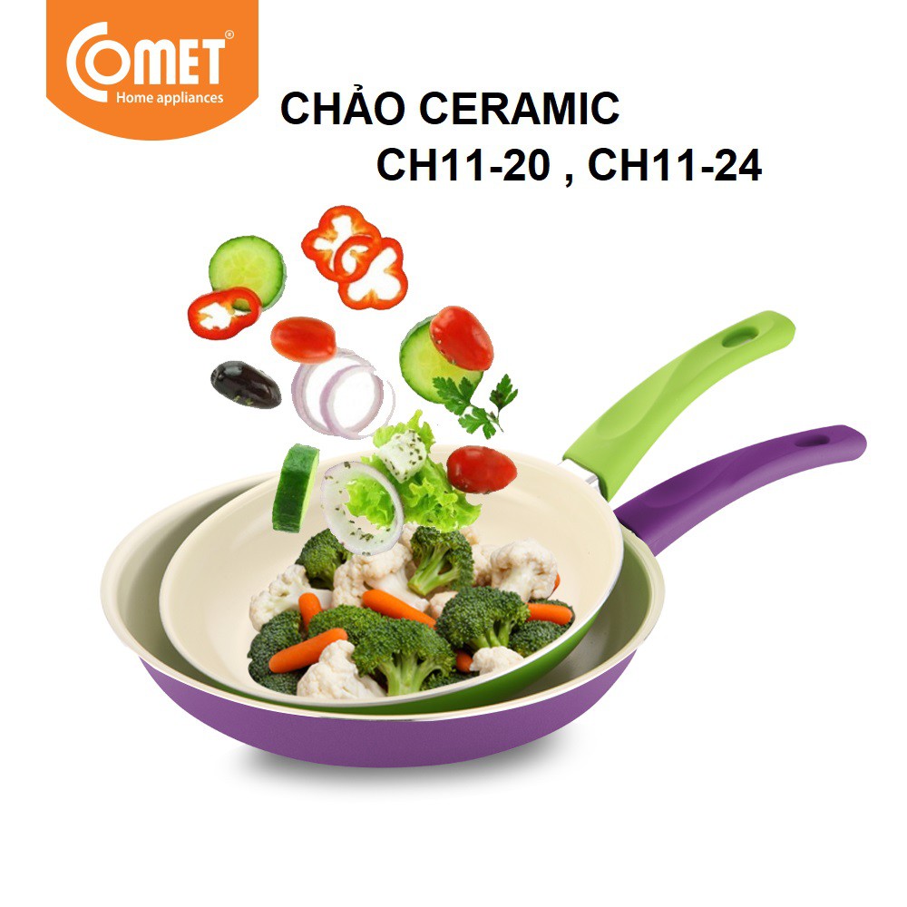 Combo chảo chống dính Ceramic COMET - CH11-20&amp;24