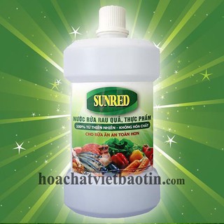 Nước Rửa Rau Củ Quả Thực Phẩm Diệt khuẩn 99.99% VBT Sunred 500ml