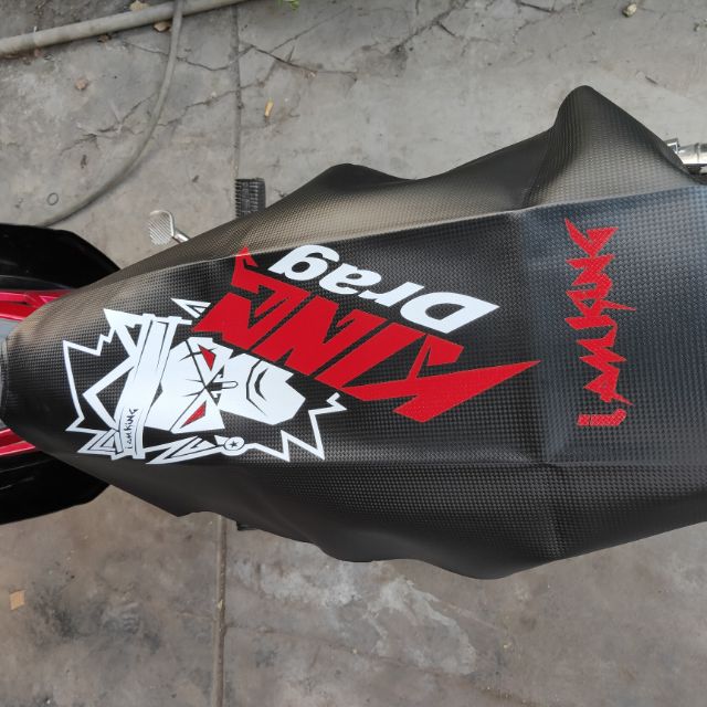 Da yên #kingdrag vân carbon đỏ lớn