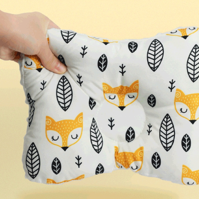 Gối Cotton Siêu Mềm Thoáng Khí Cho Bé Sơ Sinh 0-24 Tháng Tuổi