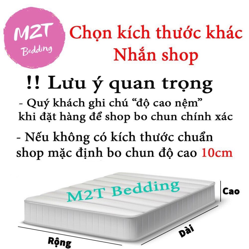 Bộ chăn ga Cotton poly M2T bedding chăn ga Hàn Quốc họa tiết chữ kí xám đủ size miễn phí bo chun