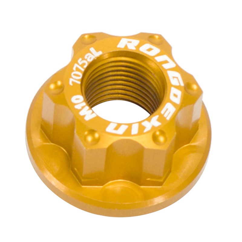 Đai Ốc M10x1.0 Bằng Hợp Kim Nhôm Tháo Lắp Nhanh Cho Xe Đạp Leo Núi