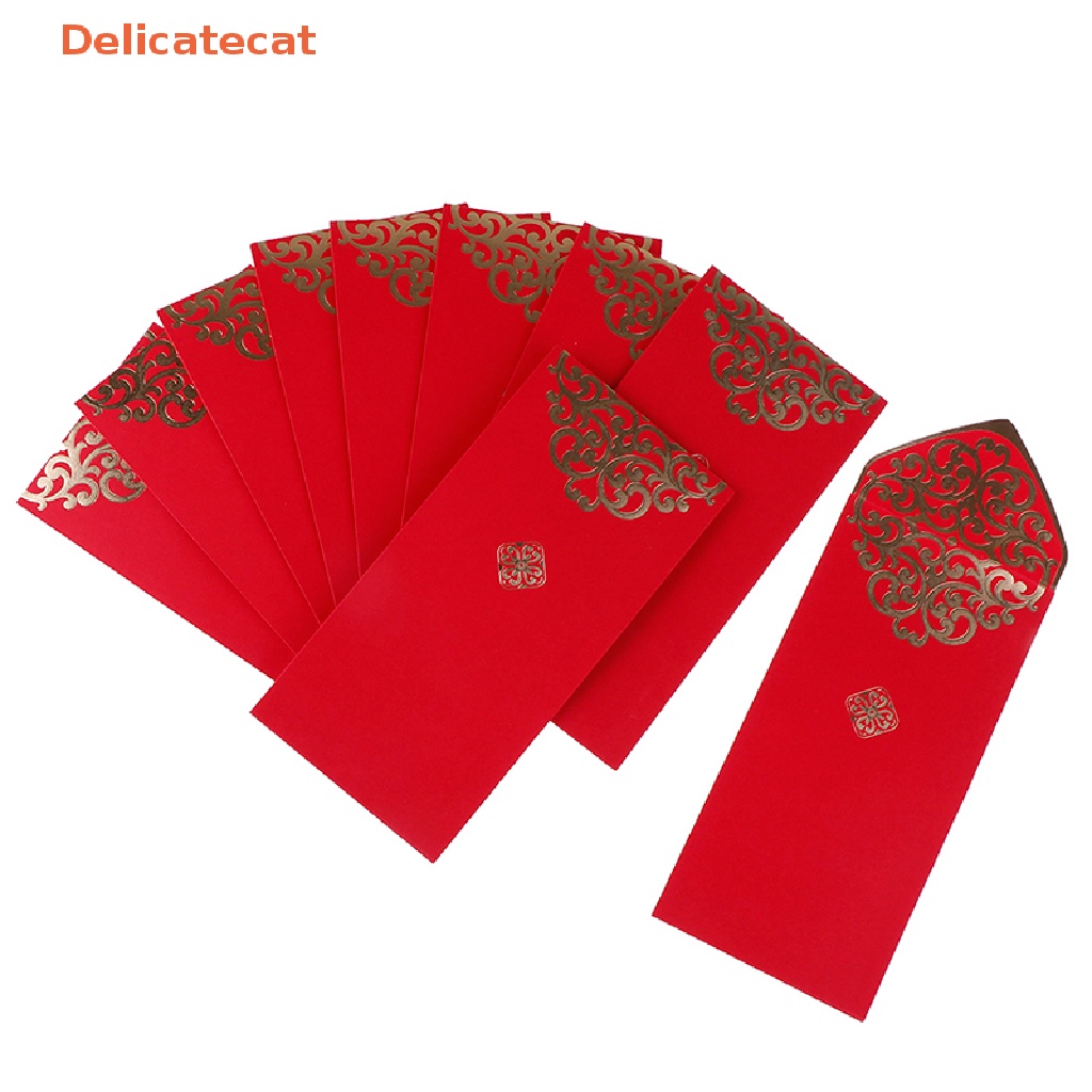 Set 10 Bao Lì Xì Đỏ May Mắn Cho Năm Mới / Đám Cưới