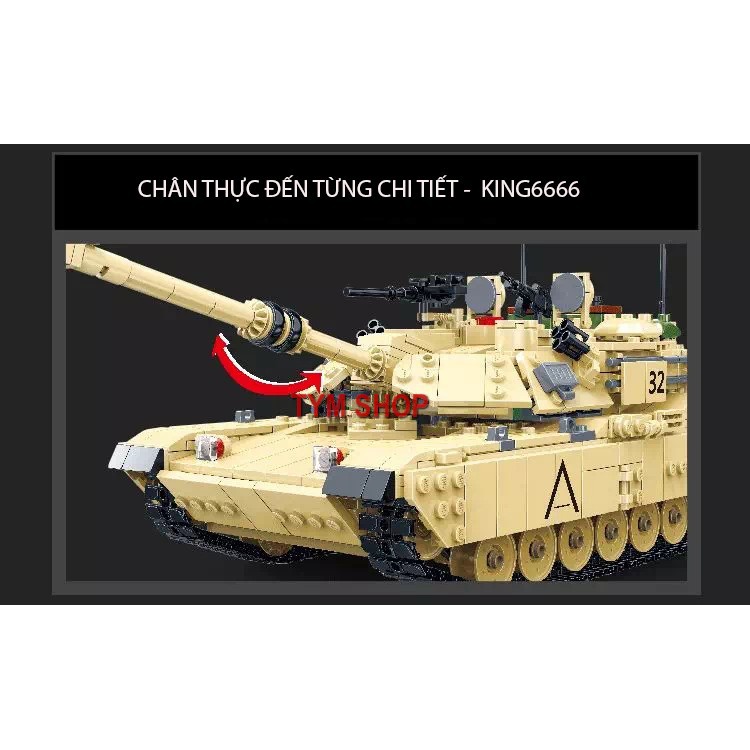 Lắp Ráp Lego xe tăng m1a2 chiến đấu GUDI 6101 Đồ chơi Xếp hình lego cho bé trai Lego xing bao quân sự minifigures