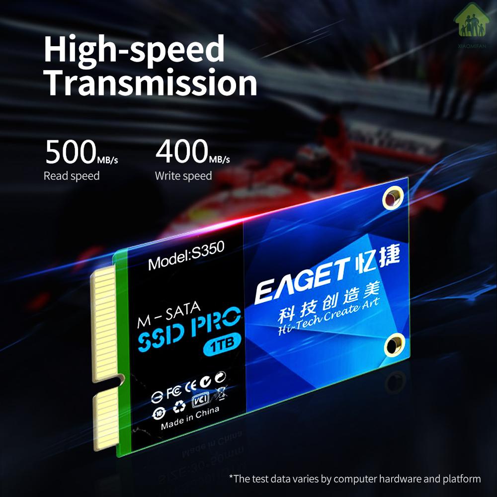 Ổ Cứng Ssd Xm Eaget S350 Ssd M-Sata Tốc Độ Cao Chống Sốc Cho Pc Laptop 256gb | BigBuy360 - bigbuy360.vn