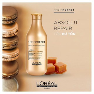 DẦU GỘI LOREAL PHỤC HỒI 3 TÁC ĐỘNG ABSOLUTE REPAIR: 500ML