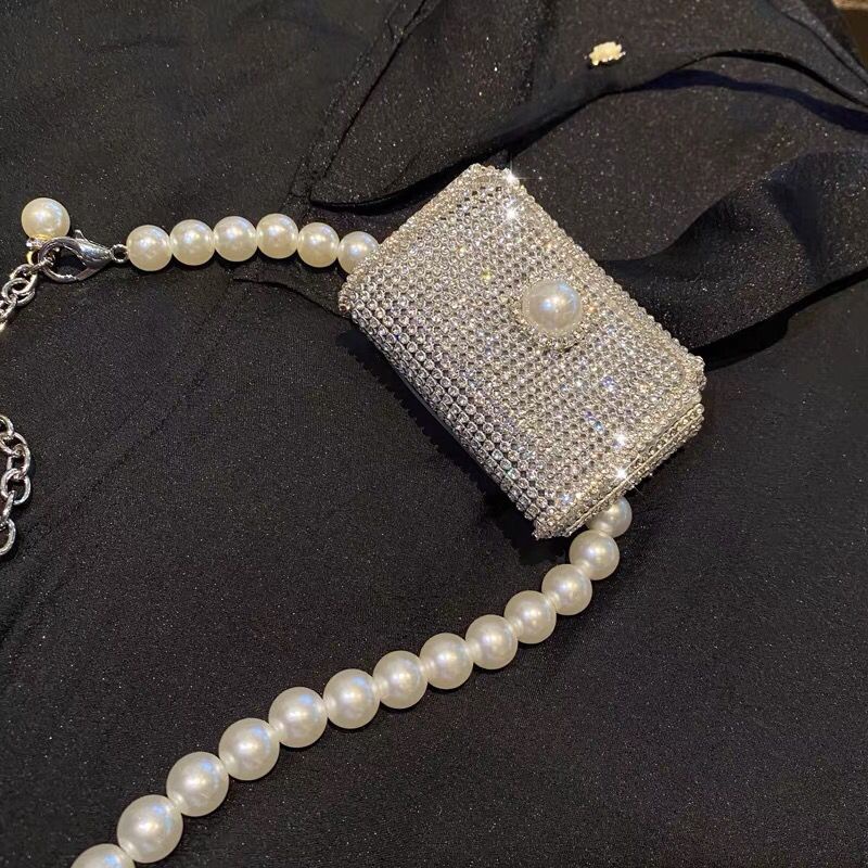 Túi Đeo Hông / Đeo Hông Đính Đá Lấp Lánh Thời Trang Sang Trọng Cho Nữ