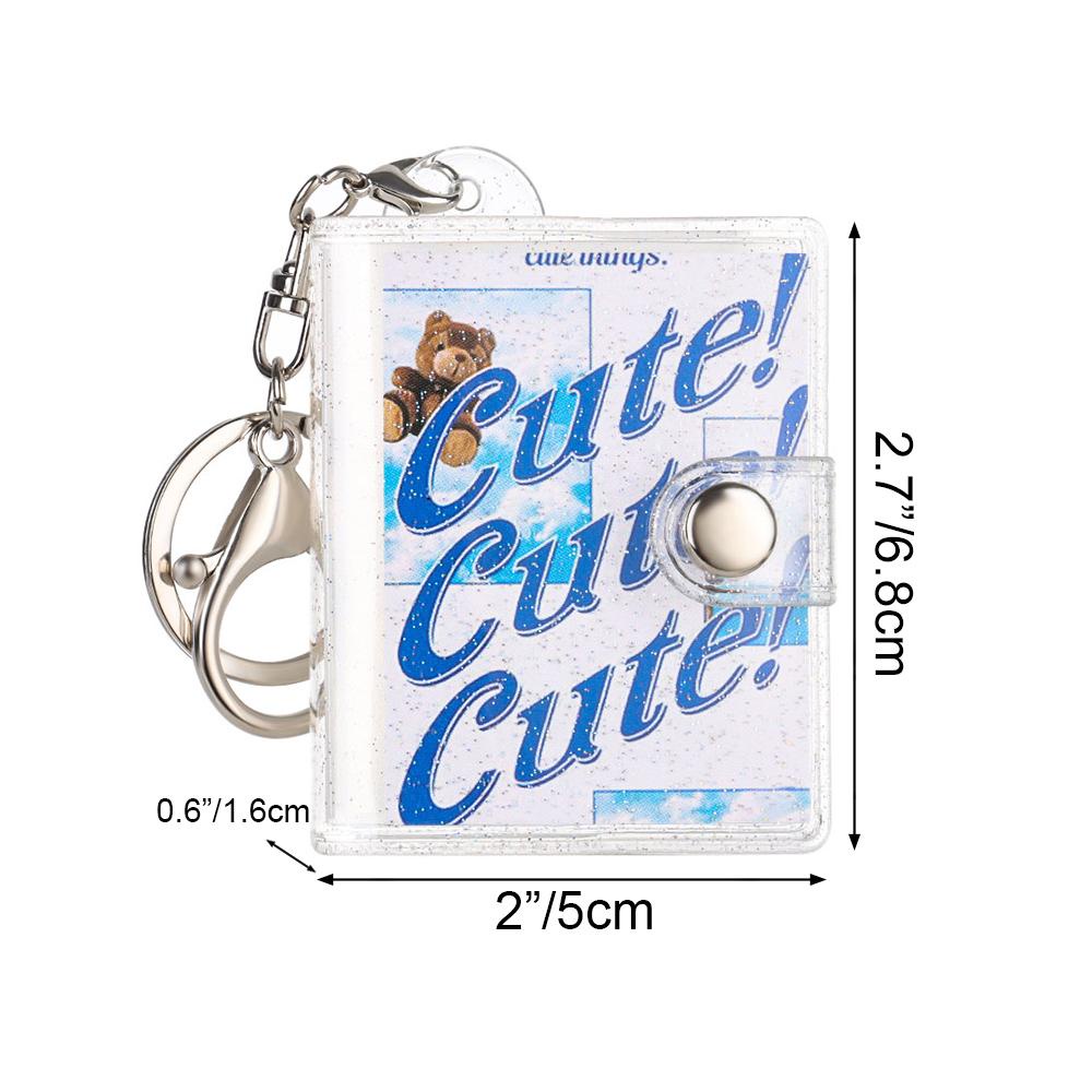 Giá Đỡ Giấy Tờ 20 Ngăn Mini 2 Inch Kèm Móc Khóa Tiện Dụng