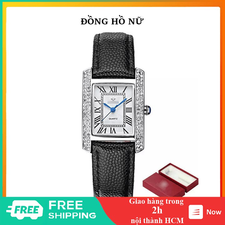 Đồng hồ dây da WWOOR DH0042 chính hãng chống nước 3atm - DH0042