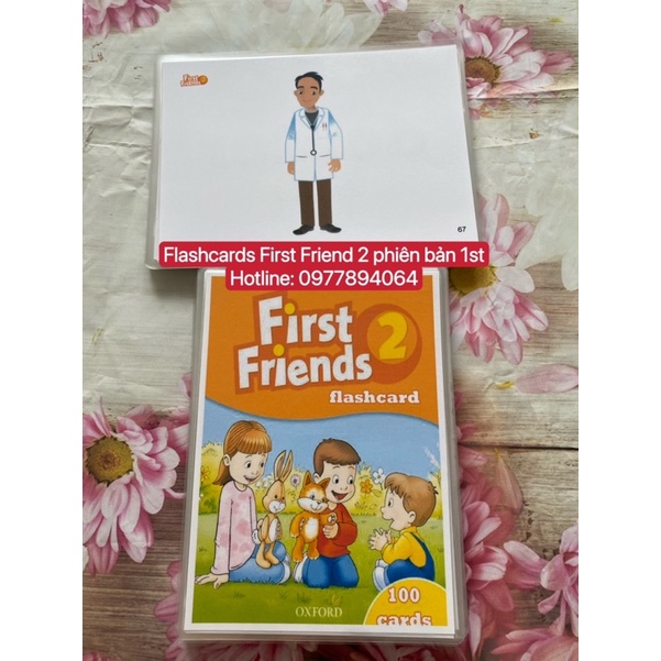 Flashcard  First Friends  1-2 phiên bản 1st kích thước A5 ép plastics bền đẹp